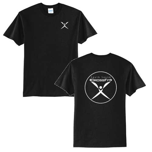 Port and Company 50/50 Blend Basic T-Shirt -- Jet Black