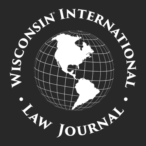 Wisconsin Intern Law J. America Fleece Crewneck Sweatshirt -- Black
