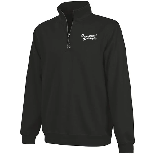 Charles River Women's Crosswind Quarter Zip Sweatshirt -- Black
