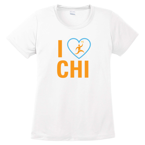 Women's Cut Performance Tee -- White