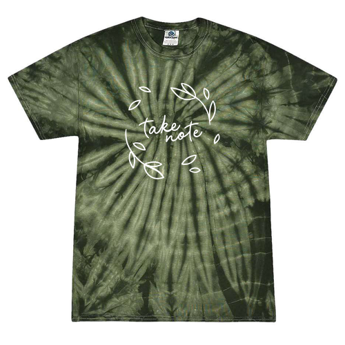 Colortone Unisex Multi-Color Tie-Dyed T-Shirt -- Spider Green