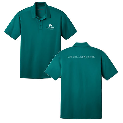 Port Authority Silk Touch Performance Polo -- Teal
