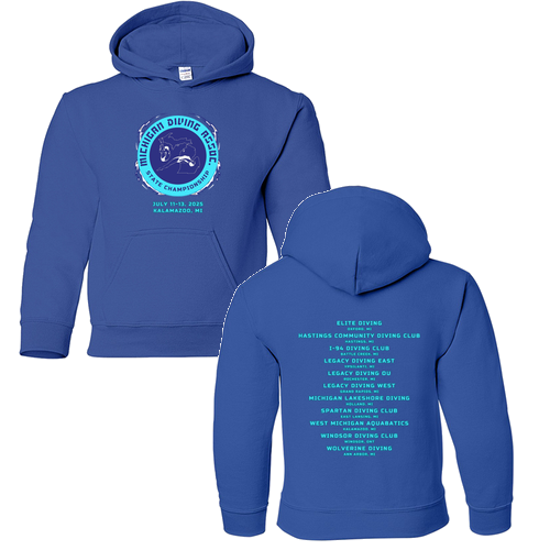 Gildan Heavy Blend Youth Hooded Sweatshirt -- Royal