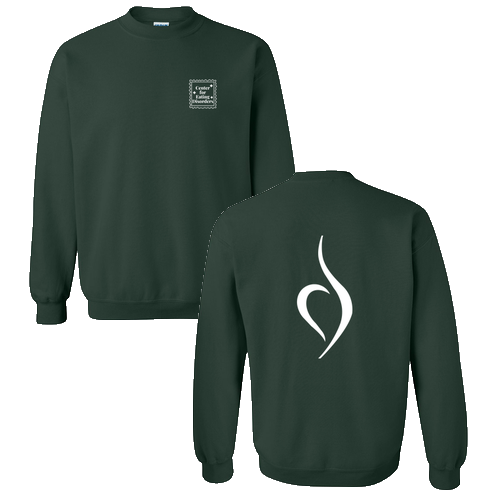 Gildan Heavy Blend Crew Neck Sweatshirt -- Forest Green