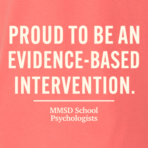 Evidenced-Based Intervention T-shirt -- Coral Silk