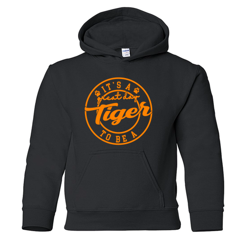 Youth Gildan Heavy Blend Hooded Sweatshirt -- Black