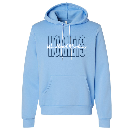Bella Canvas Soft Sponge Fleece Hoodie -- Carolina Blue