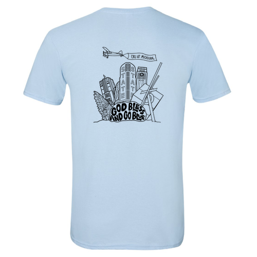 Gildan SoftStyle Fitted T-Shirt -- Light Blue
