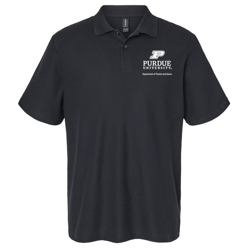 Gildan Adult Black Polo
