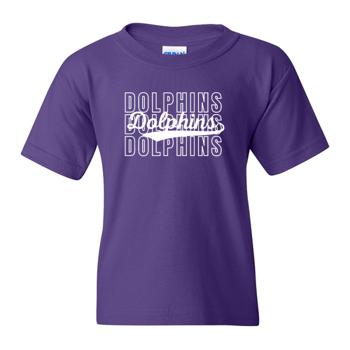 Youth Purple Cotton T-Shirt