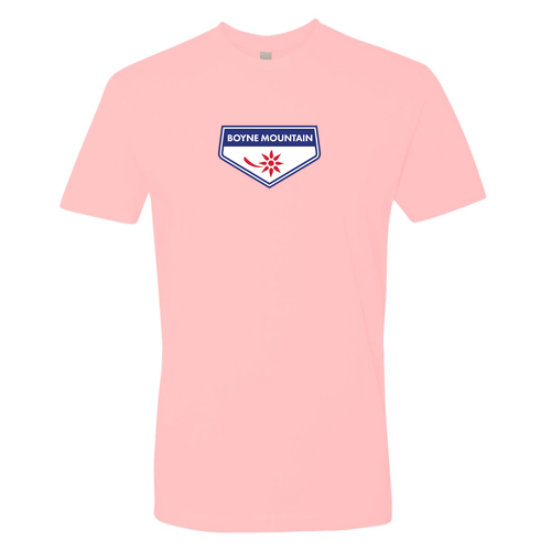 Boyne Mountain Logo 1 Full color -- Short sleeve Light Pink