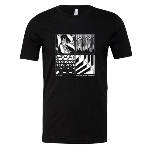 Voxman Bella Canvas Unisex Heather CVC T-Shirt -- Black Heather