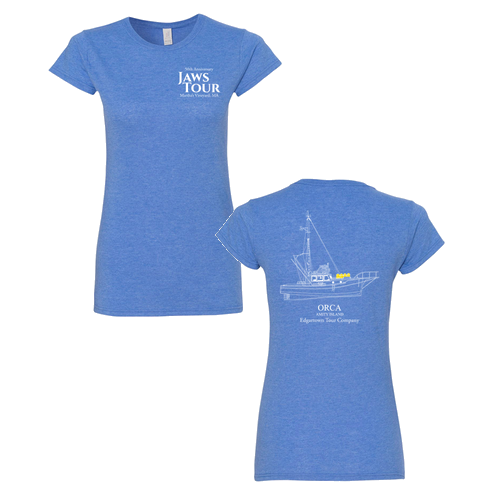 Ladies 50th Anniversary Tee -- Heather Royal