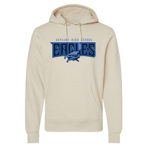 J America Soft BTB Fleece Hooded Sweatshirt -- Oyster
