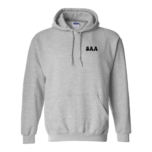 Collage Gildan Heavy Blend Hooded Sweatshirt -- Sport Grey