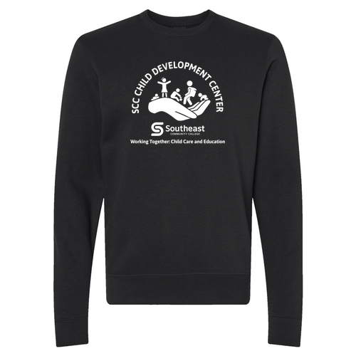 J. America BTB Fleece Crew -- Black