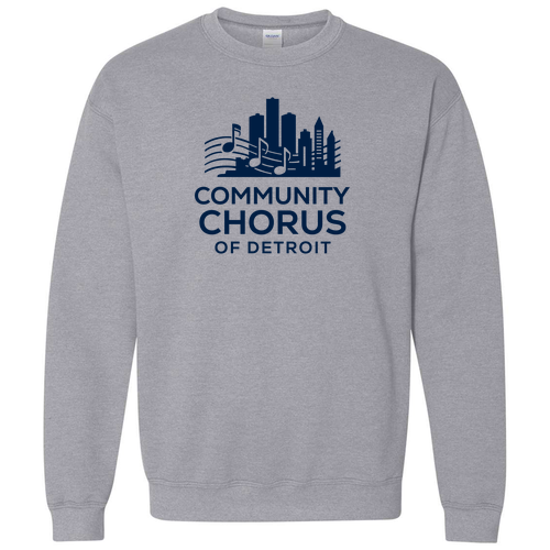 Heavy Blend Crew Neck Sweatshirt -- Sport Grey