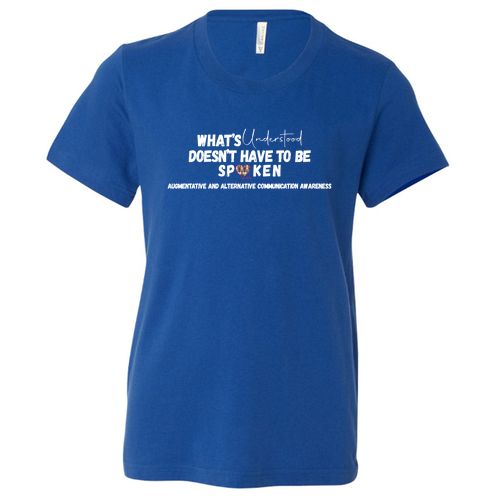 Bella Canvas Youth Short-Sleeve T-Shirt -- True Royal