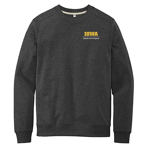 Español District Re-Fleece Crew -- Charcoal Heather