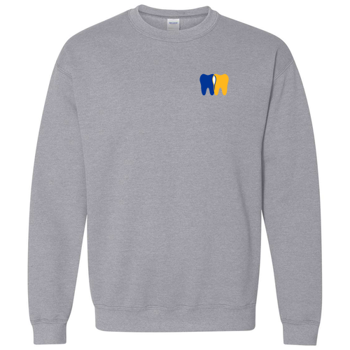 Pitt Dental Medicine Crewneck -- Sport Grey