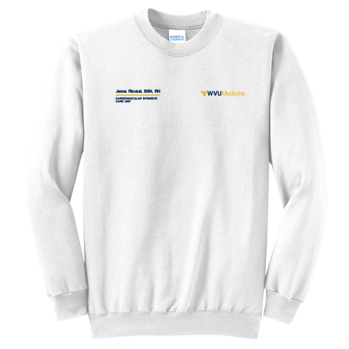 Port and Company Classic Crewneck Sweatshirt -- White