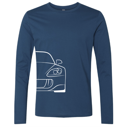 Next Level Apparel Premium Fitted Long Sleeve Crew -- Cool Blue