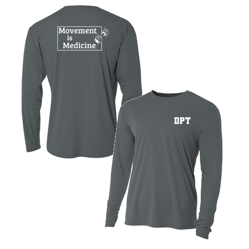 Long Sleeve Performance Cooling T-Shirt -- Graphite