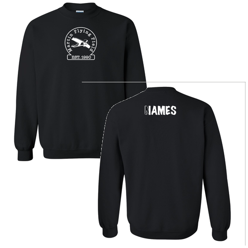 Gildan Heavy Blend Crewneck -- Black