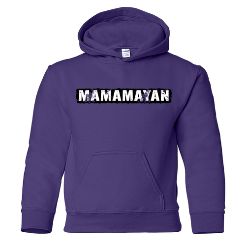 Youth Hoodie Purple House Gildan