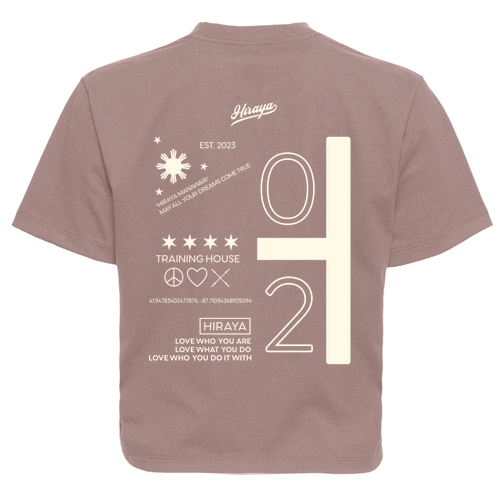 Two Year Crop Tee -- Shiitake