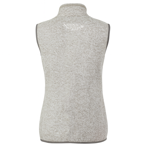 Charles River Womens Pacific Heathered Vest -- Light Grey Heather