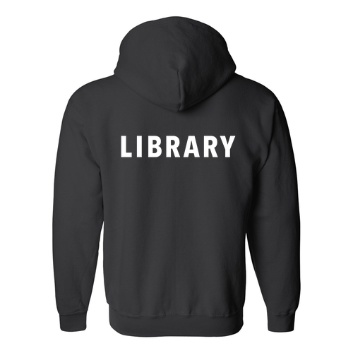 Gildan Full Zip Hooded Sweatshirt -- Black [HIDE]