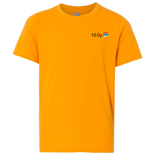 Next Level Apparel Boys Short Sleeve Crew Tee -- Gold