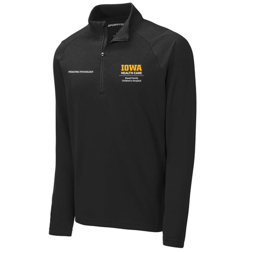Sport-Tek Lightweight French Terry Quarter-Zip Pullover -- Black