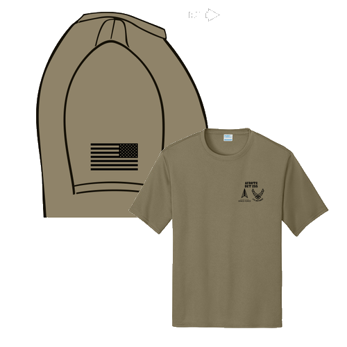 Port and Company Essential Performance Tee -- Coyote Brown