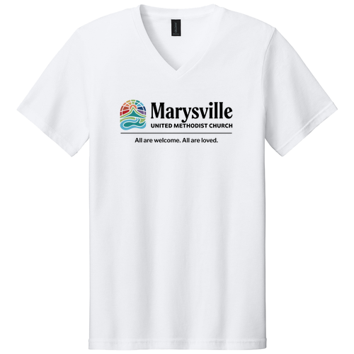 Gildan Adult V-Neck T-Shirt -- White