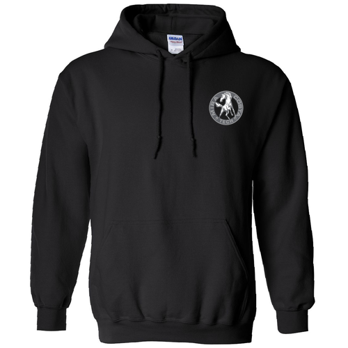 Gildan Heavy Blend Hooded Sweatshirt -- Black [HIDE]