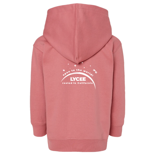Toddler Pullover Fleece Hoodie -- Mauvelous