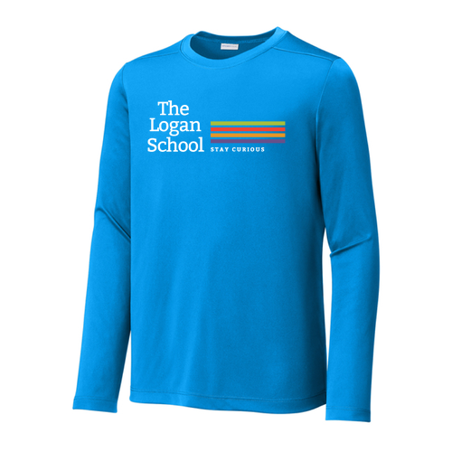 Sport-Tek Youth Posi-UV Pro Long Sleeve Tee -- Sapphire