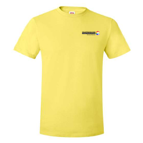 Hanes Perfect-T Ring Spun T-Shirt -- Yellow