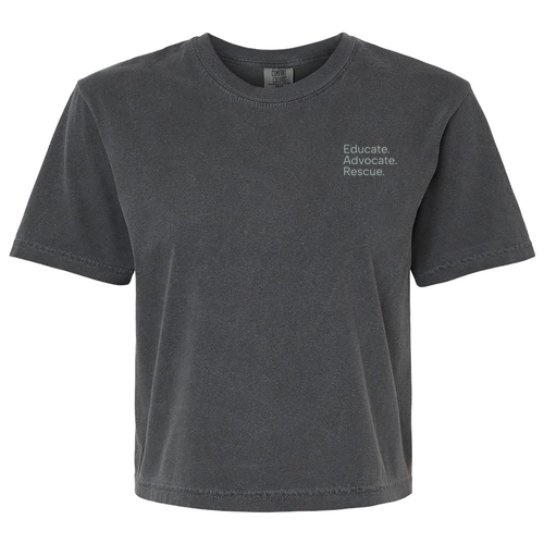 Comfort Color Lady's Heavyweight Boxy Tee -- Pepper