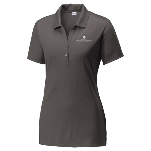 Ladies Sport-Tek  PosiCharge  Competitor  Polo -- Iron Grey