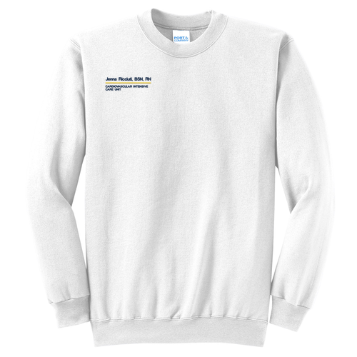 Port and Company Classic Crewneck Sweatshirt -- White