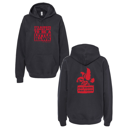 Gildan Adult Softstyle Fleece Pullover Hooded Sweatshirt -- Black