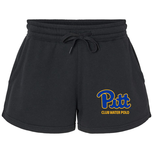 Independent Trading Co. Women's lightweight California Wave Wash Sweatshorts -- Black