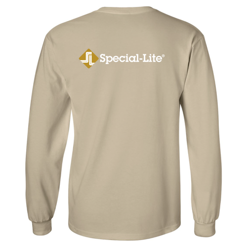 Gildan Ultra Cotton Longsleeve Basic T-Shirt -- Sand