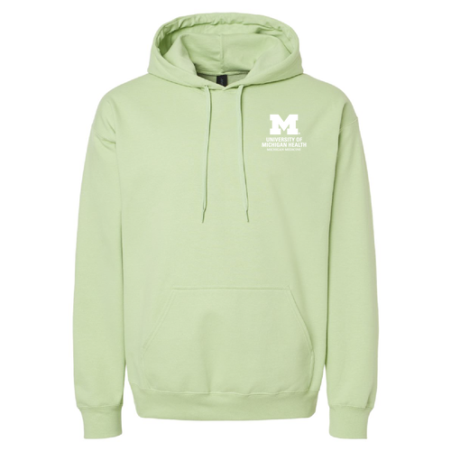Mens/Unisex Gildan Softstyle Fleece Pullover Hooded Sweatshirt -- Pistachio