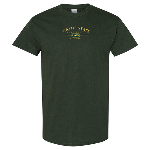 [EMBROIDERED] Gildan Heavy Cotton Basic T -- Forest Green