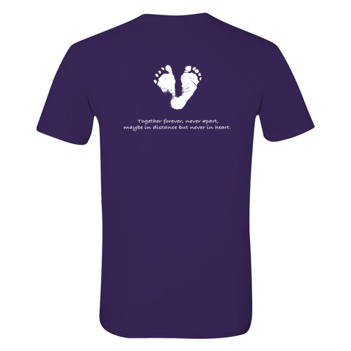 Mens/Unisex Gildan SoftStyle T-Shirt -- Purple