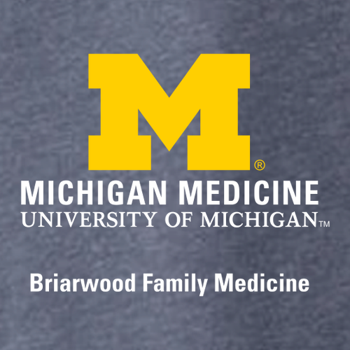 Ladies Briarwood Family Medicine Sport Tek Sport Wick Stretch Half Zip Pullover -- True Navy Heather